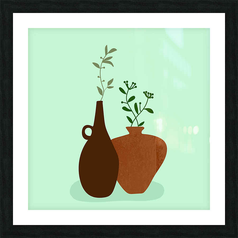 Vases Pots Plants Picture Frame print