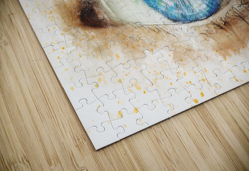 eye blue eye abstract Ned Bezou puzzle