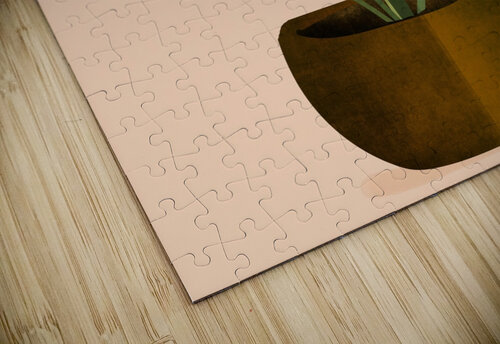 Boho Plant Background Ned Bezou puzzle