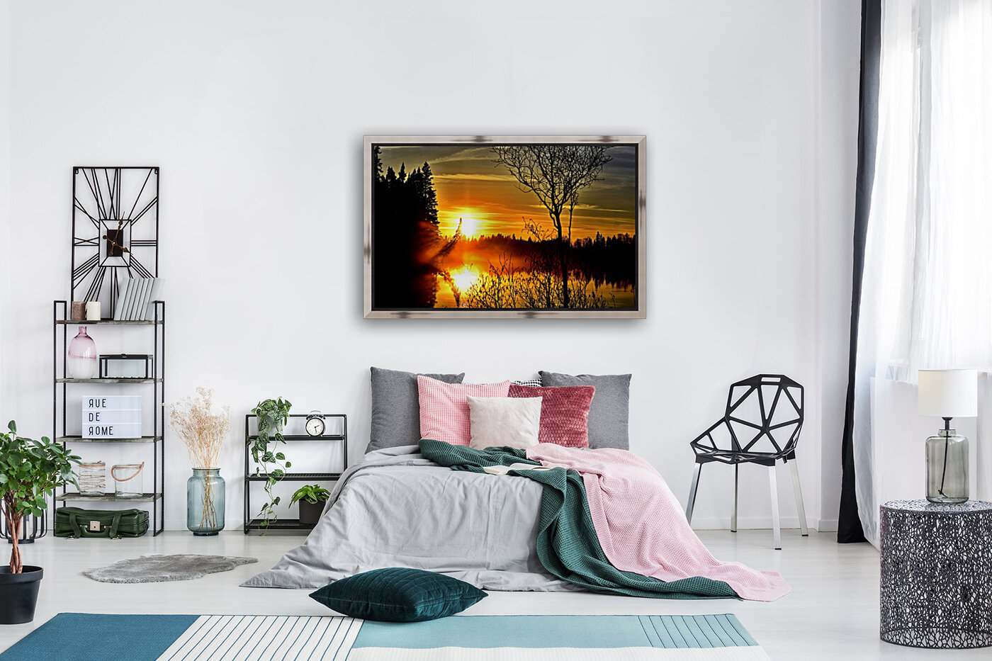 Beautiful nature landscape Reproduction