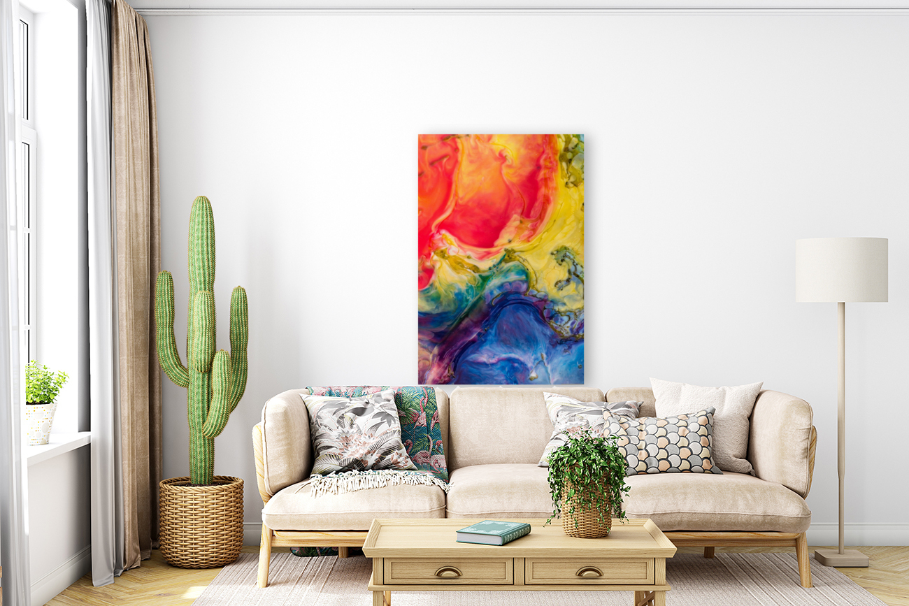 Art Multicolouredabstract Reproduction