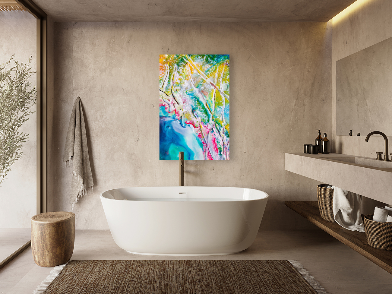 Art Abstract Reproduction