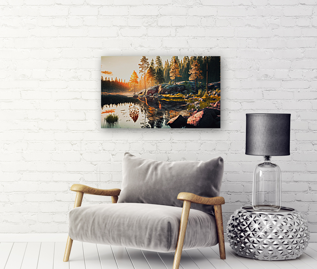 nature forest river trees Reproduction