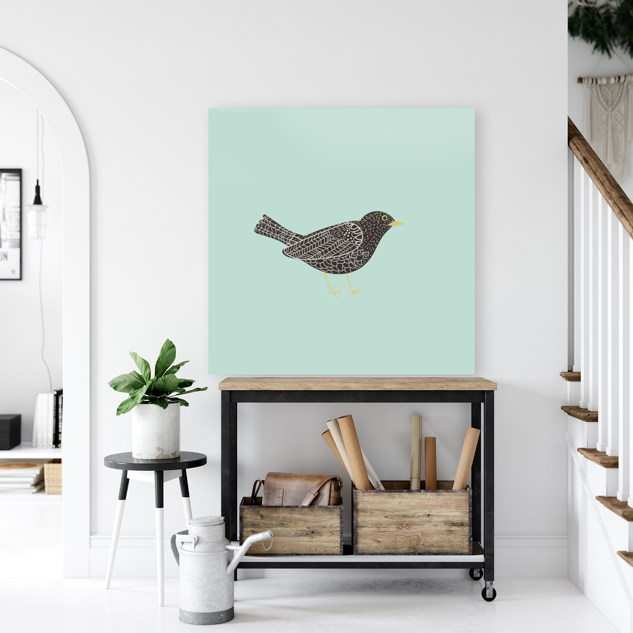 Bird Blackbird Wings Reproduction