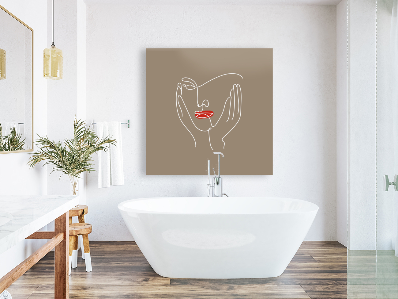 Boho Bohemian Drawing Reproduction