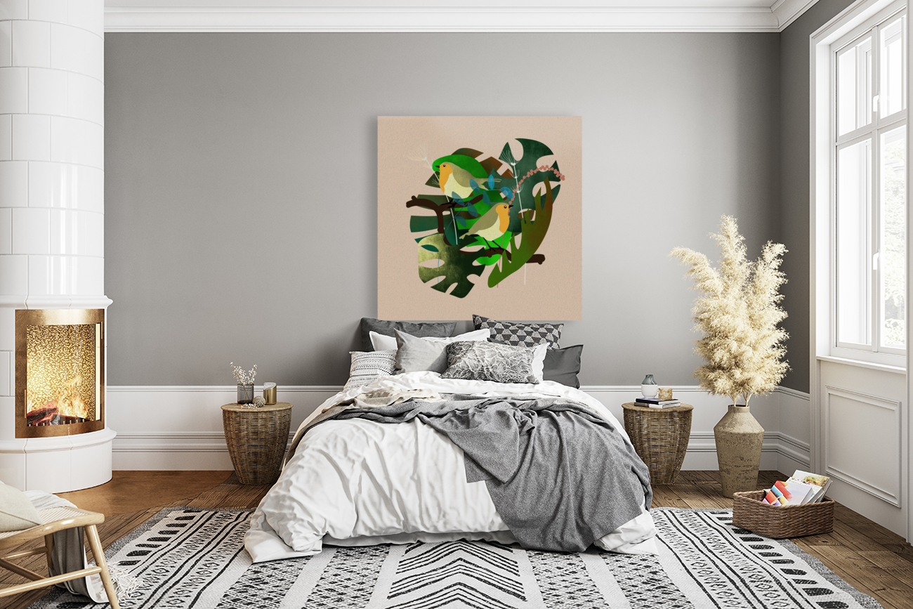 Robin Bird Nature Reproduction