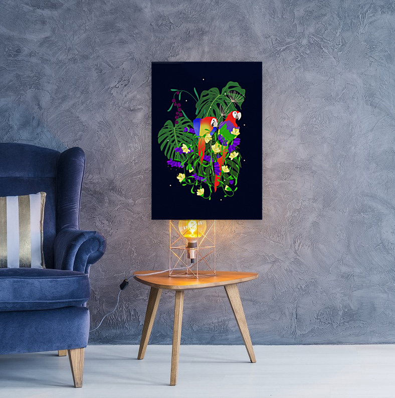 Flowers Fruit Boho Reproduction