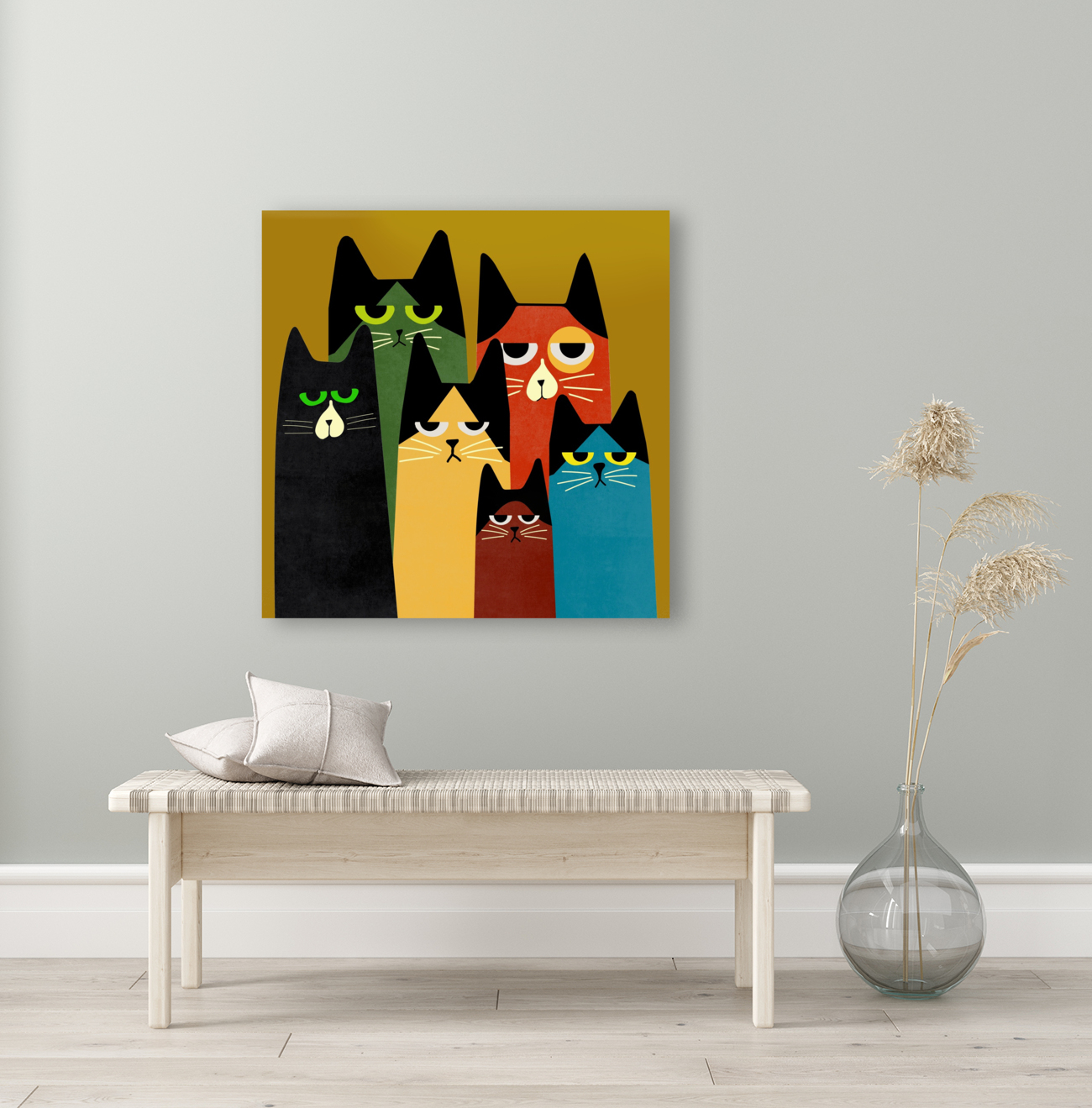 Cats Kittens Cartoon Reproduction