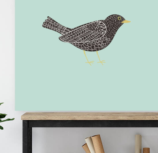 Bird Blackbird Wings Reproduction