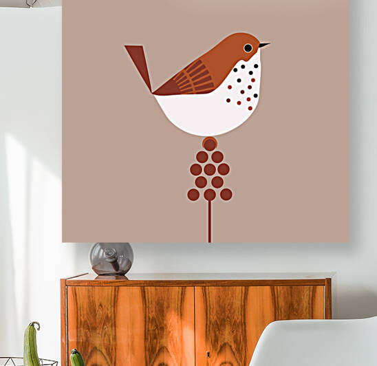 Bird Drawing Design Reproduction