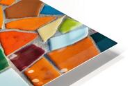 Mosaic abstract HD Metal print