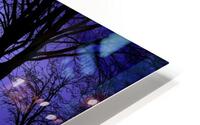 Thunderstorm Lightning Trees HD Metal print