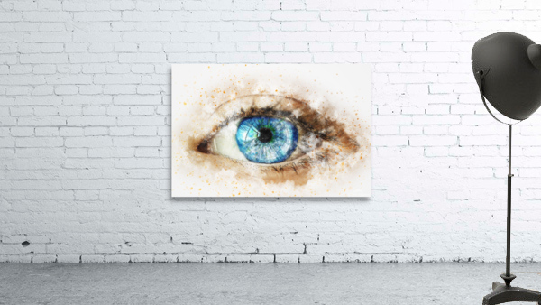 eye blue eye abstract Wall Preview