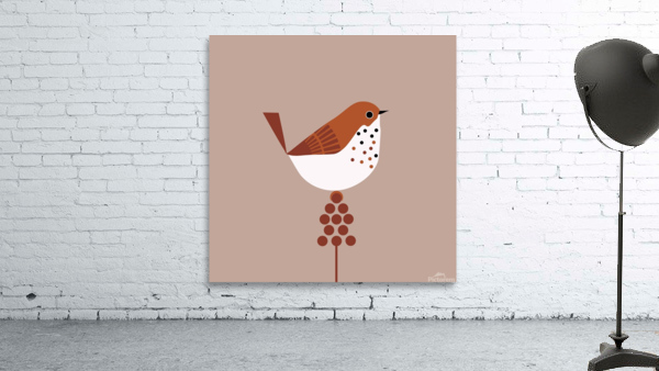 Bird Drawing Design Wall Preview