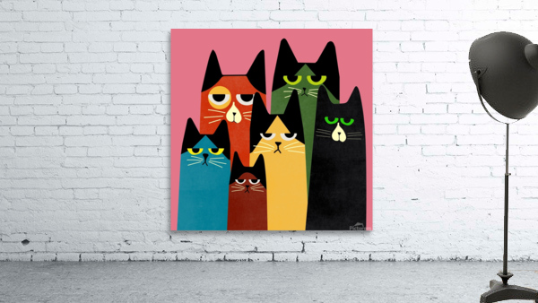 Cats Kittens Cartoon Wall Preview