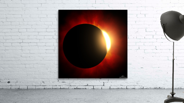 Solar eclipse Sun Moon Wall Preview