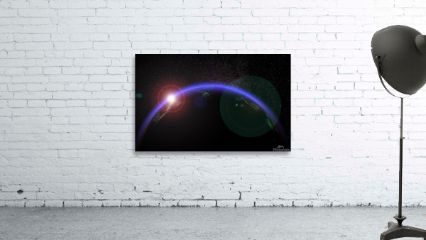 Solar Space Planet Wall Preview