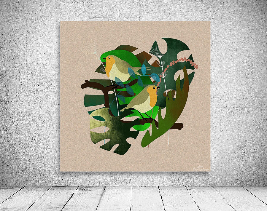 Robin Bird Nature Wall Preview