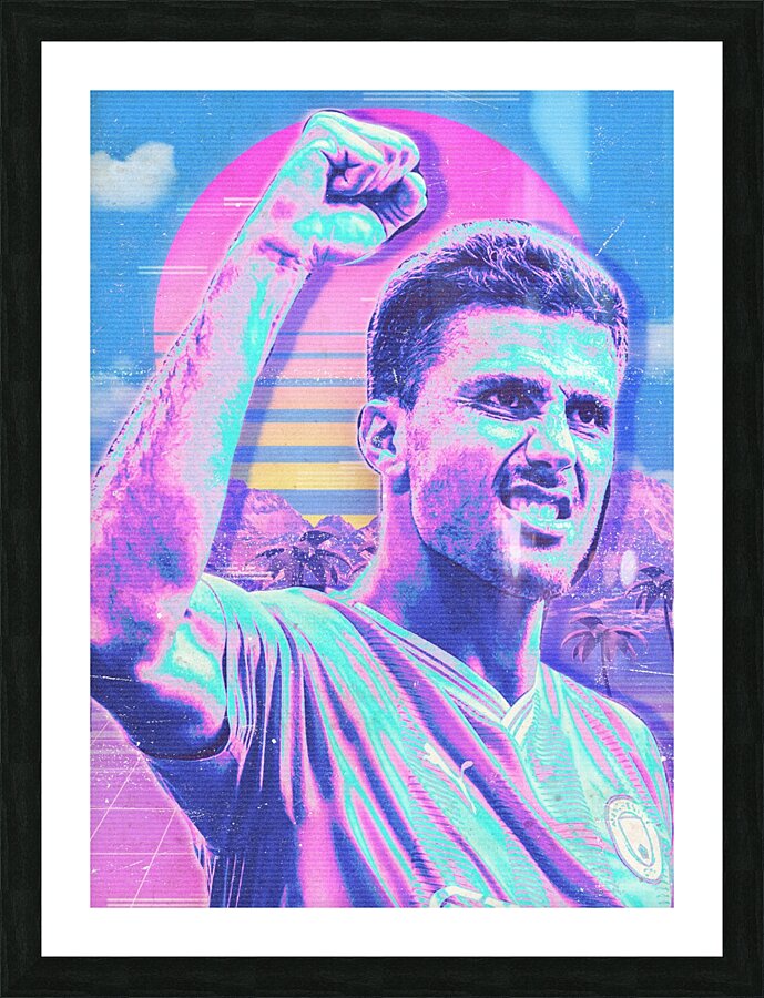 Rodri Retro Poster Picture Frame print