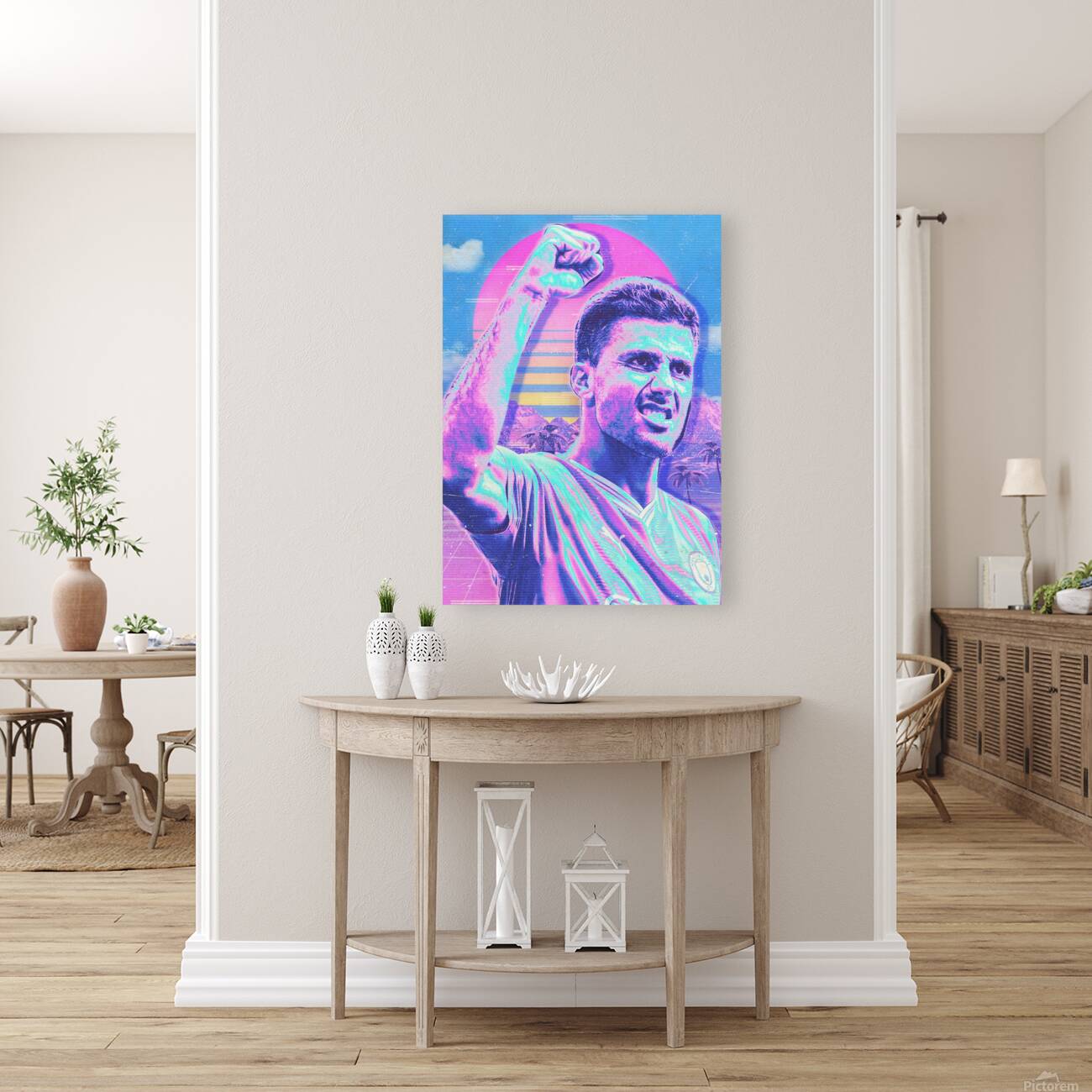 Rodri Retro Poster Reproduction