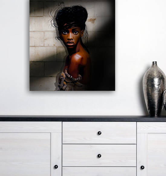 Black Beautiful African  by AntThaArtist