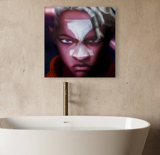 Ekko Pastel Painting by AntThaArtist