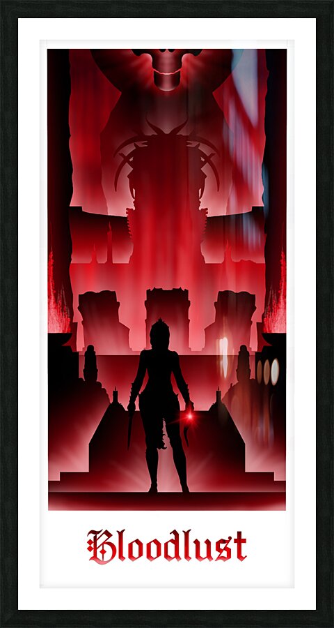 Bloodlust Picture Frame print