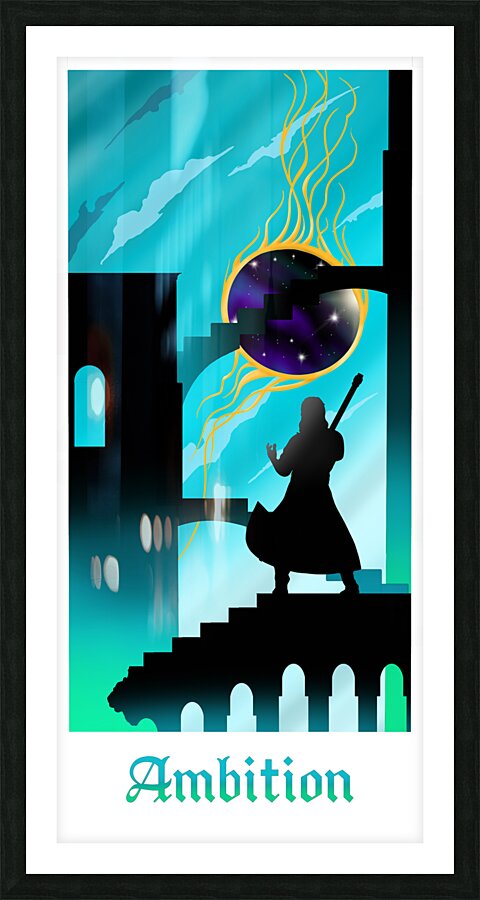 Ambition Picture Frame print