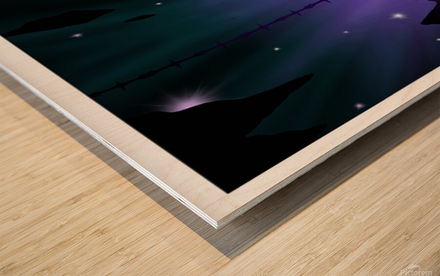 Resplendent Wood print