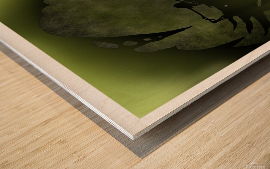 Unyeilding Wood print