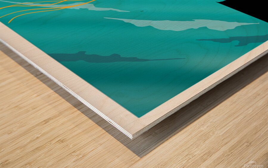 Ambition Wood print