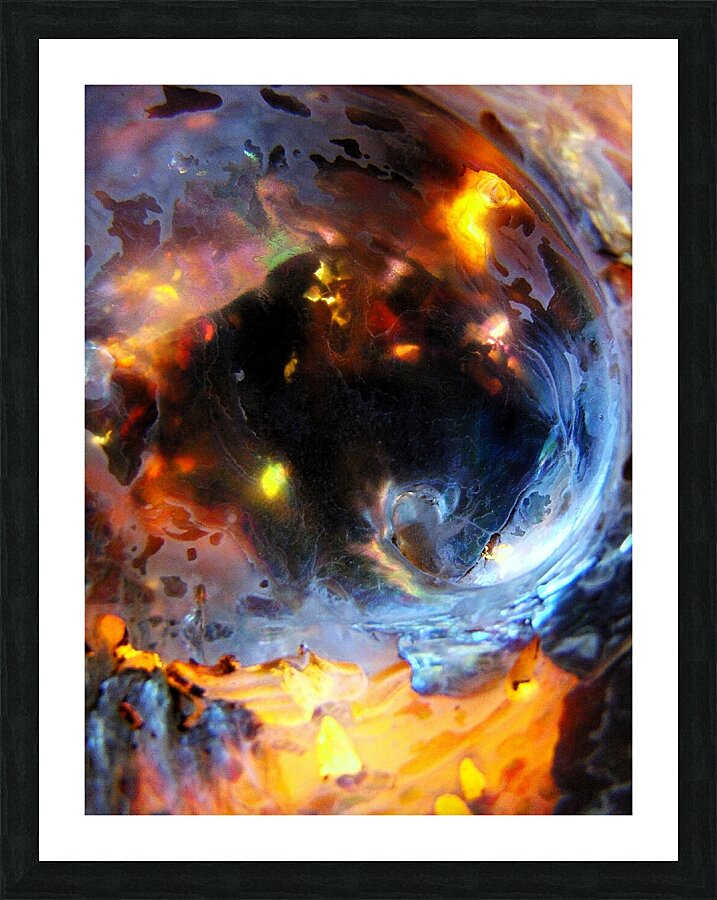 Cosmic Surf Picture Frame print