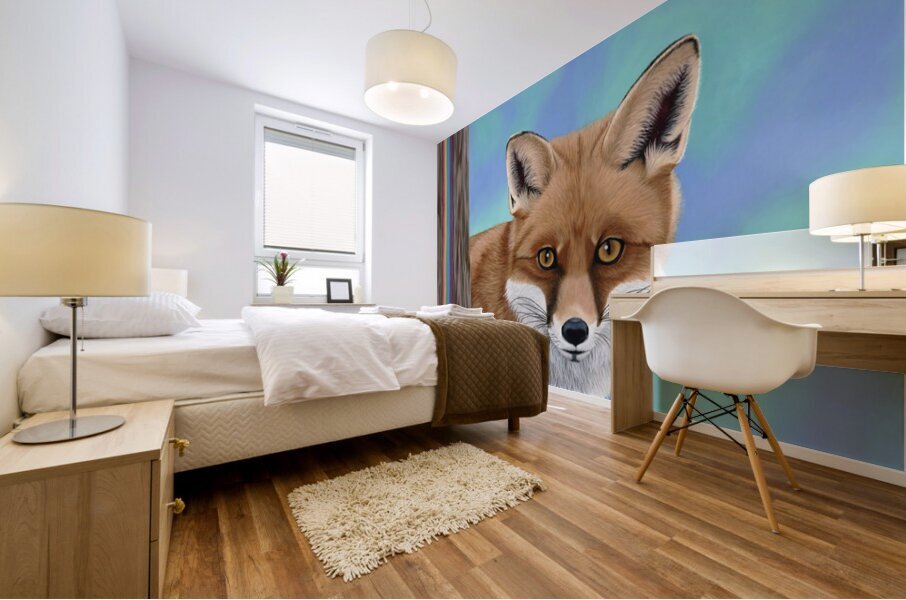 Peek a Boo Mural print