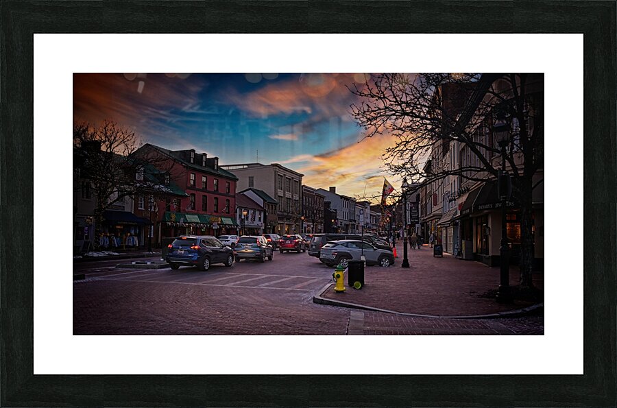 Annapolis Main Street Picture Frame print