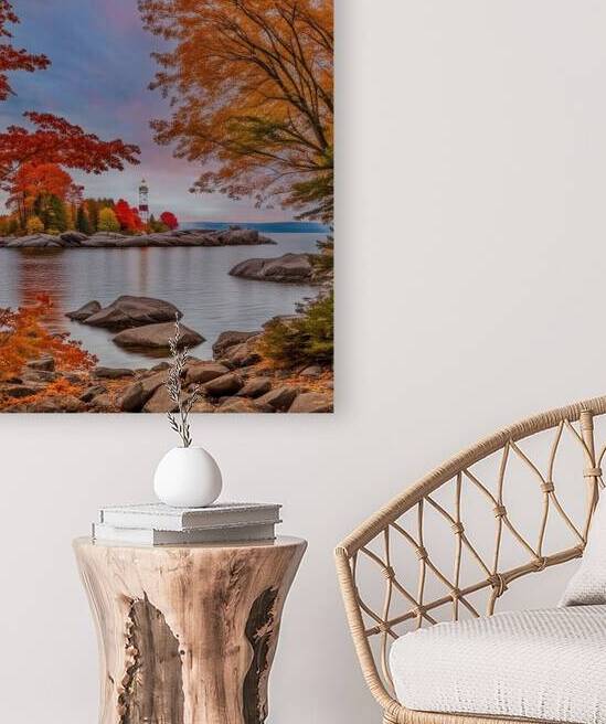 Autumn Lighthouse by Mark Barrett Photography
