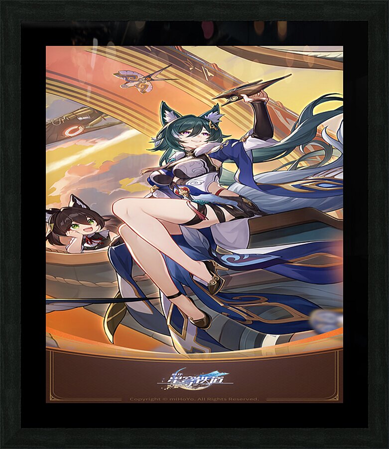 Honkai Starrail 6 Picture Frame print