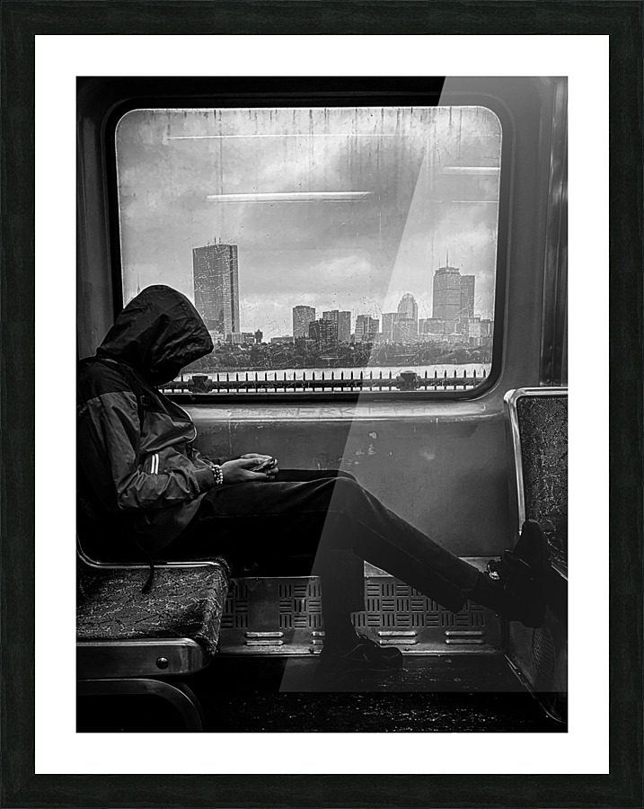The Commuter Picture Frame print