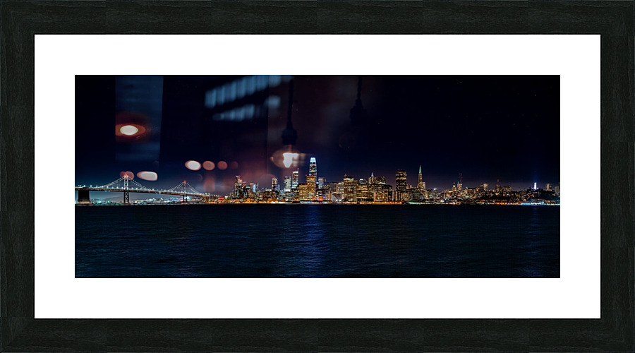San Francisco City Skyline Panorama Picture Frame print