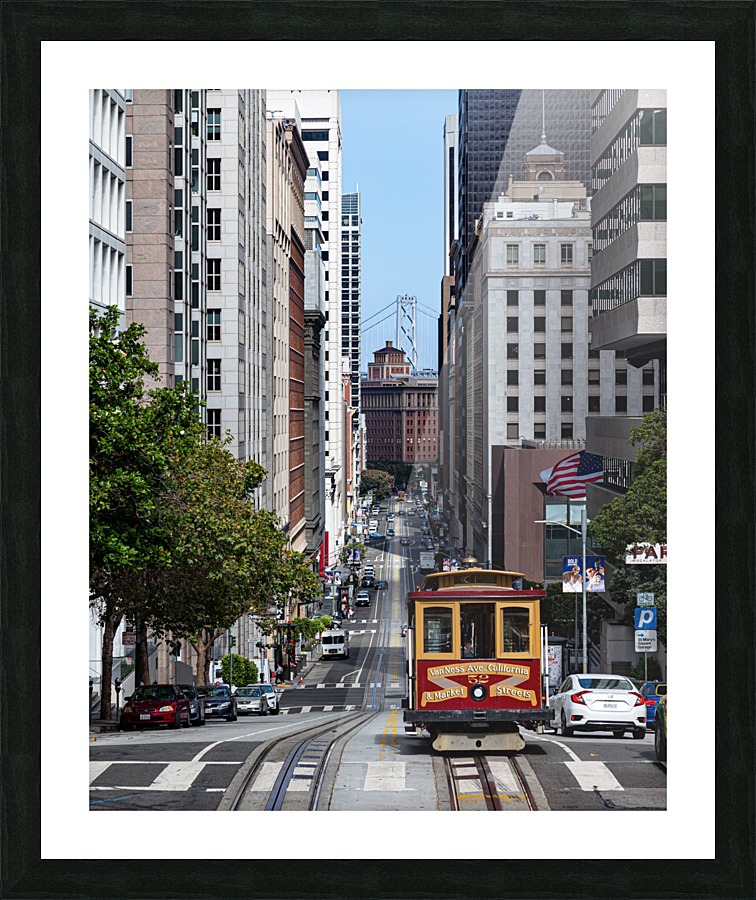 San Francisco City Scene Picture Frame print