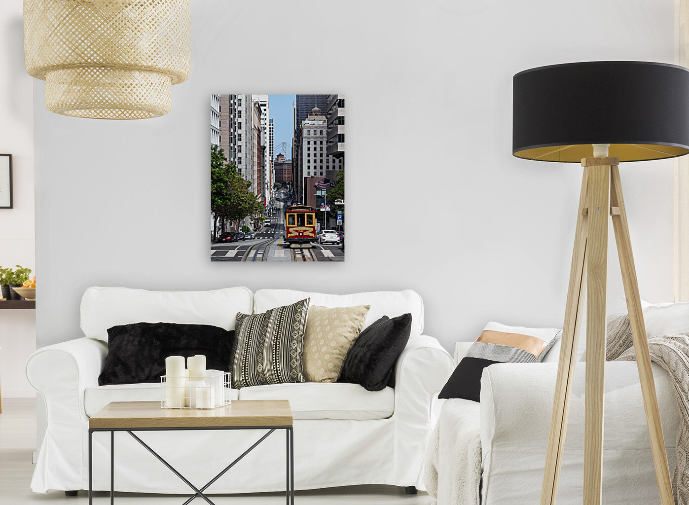 San Francisco City Scene Reproduction