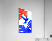 THE GLITCHING BIRD Acrylic Print