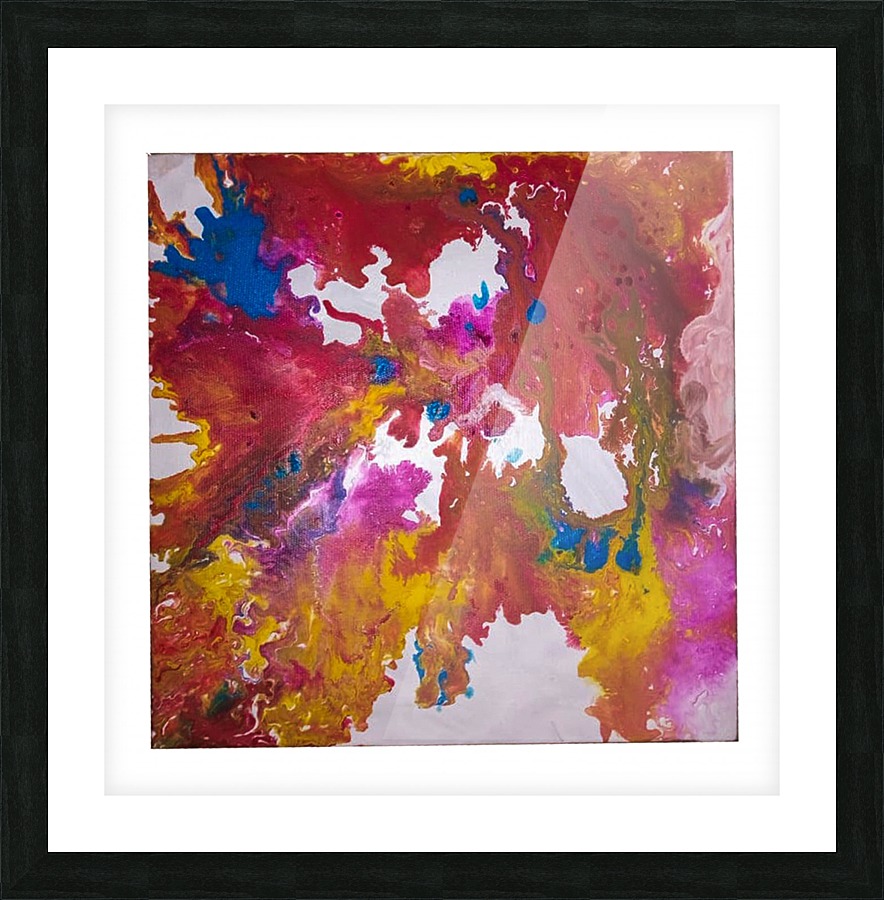 CHAOS Picture Frame print