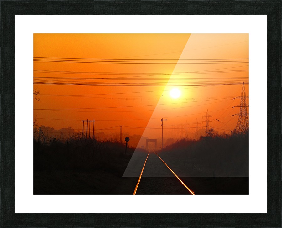 ABANDONED LAND  Picture Frame print