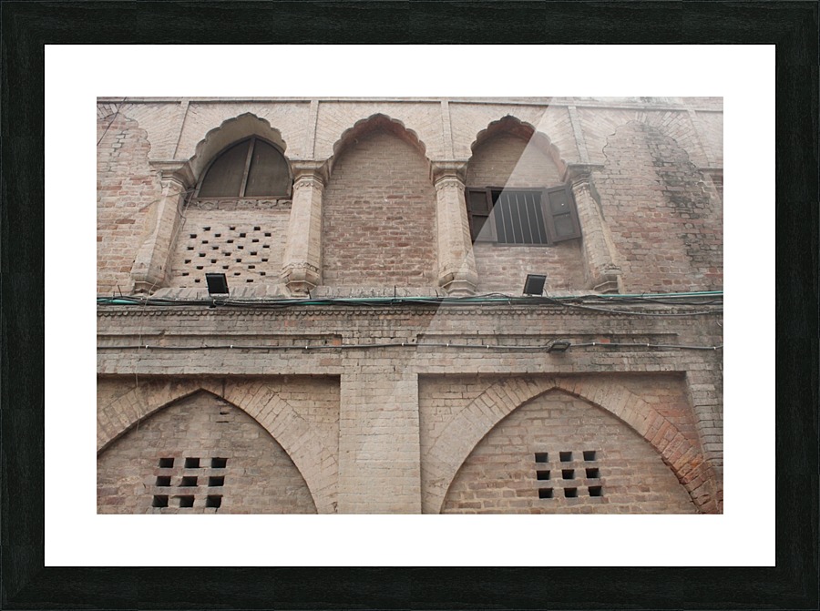 OLD WALL Picture Frame print