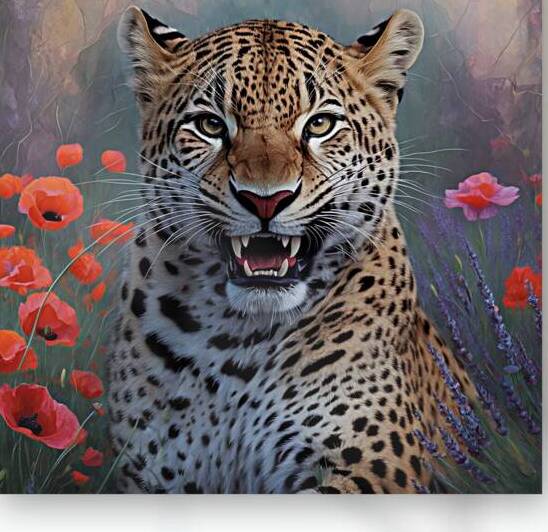Picture of a powerful tiger by sparklediamond