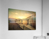 Golden Tranquility at Perkins Pier Acrylic Print