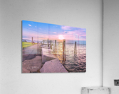 Golden at Perkins Pier Acrylic Print