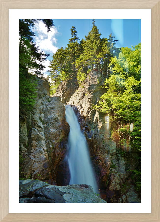 Upper Glen Ellis Falls New Hampshire Picture Frame print