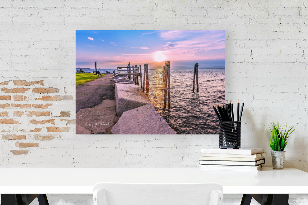 Golden at Perkins Pier Reproduction