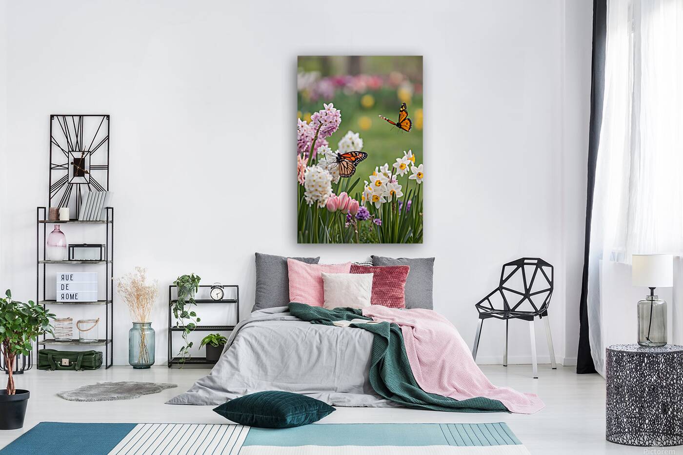 Spring Butterflies Stylish  Reproduction